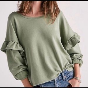 Lucky Brand Sweatshirt with ruffle
